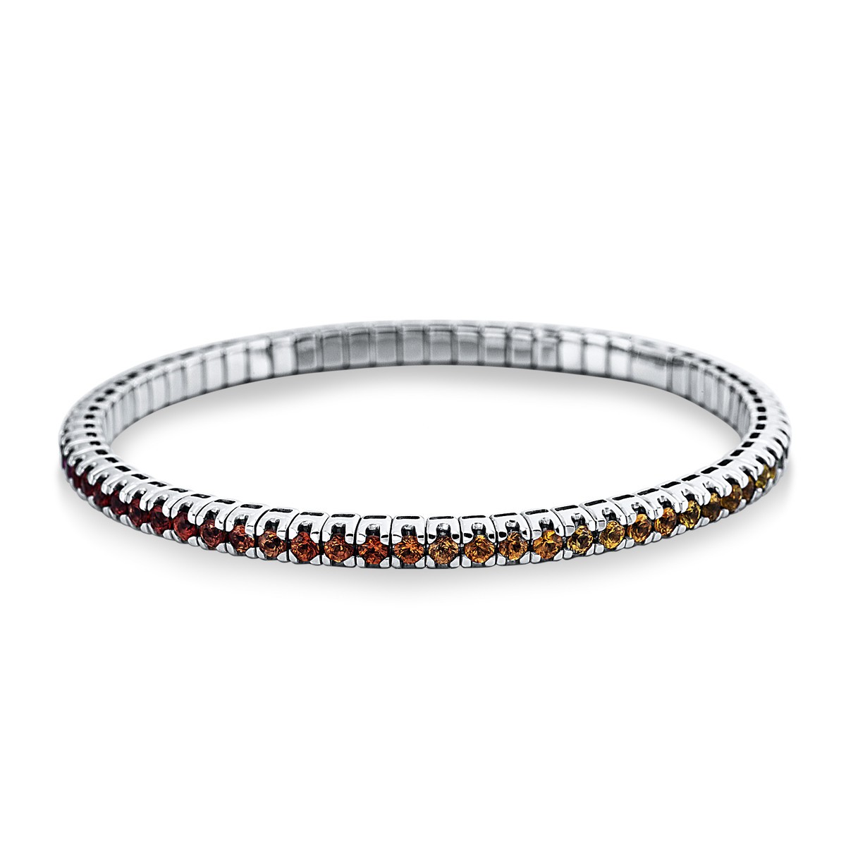 bracelet 18 kt WG, flex-band, variable