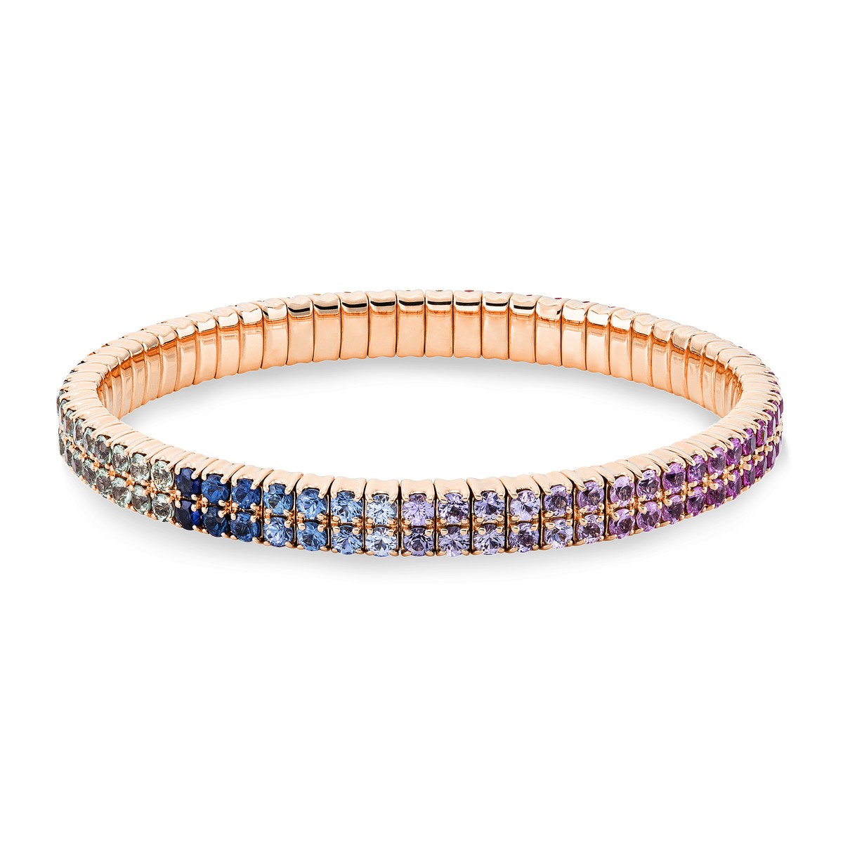 bracelet 18 kt RG, flex-band, variable