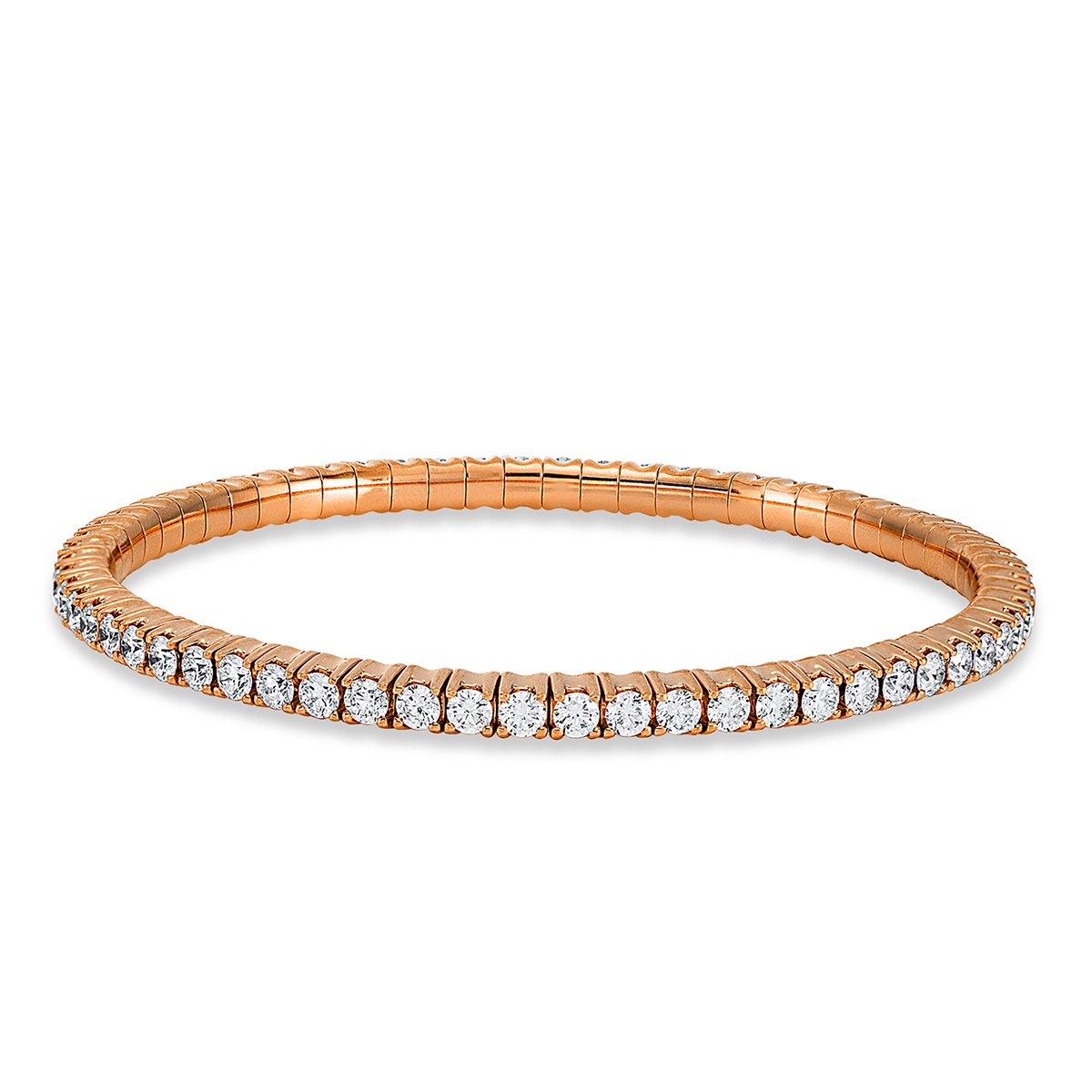 bracelet 18 kt RG, flex-band, variable