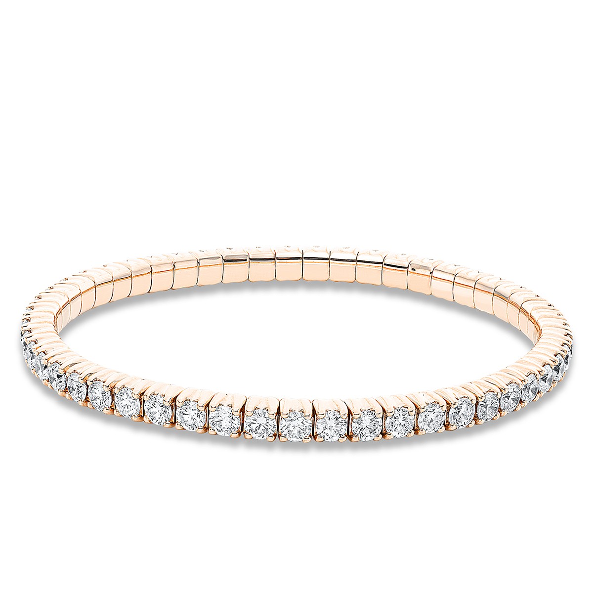 bracelet 18 kt RG, flex-band, variable