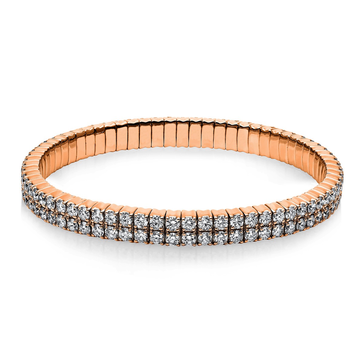 bracelet 18 kt RG, flex-band, variable