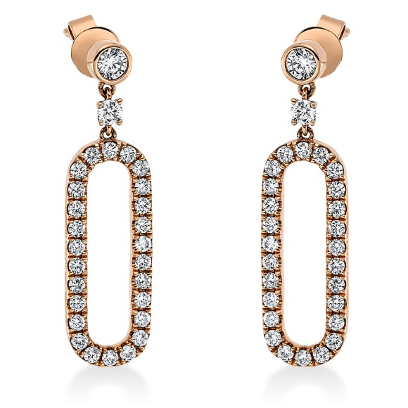 earrings 18 kt RG