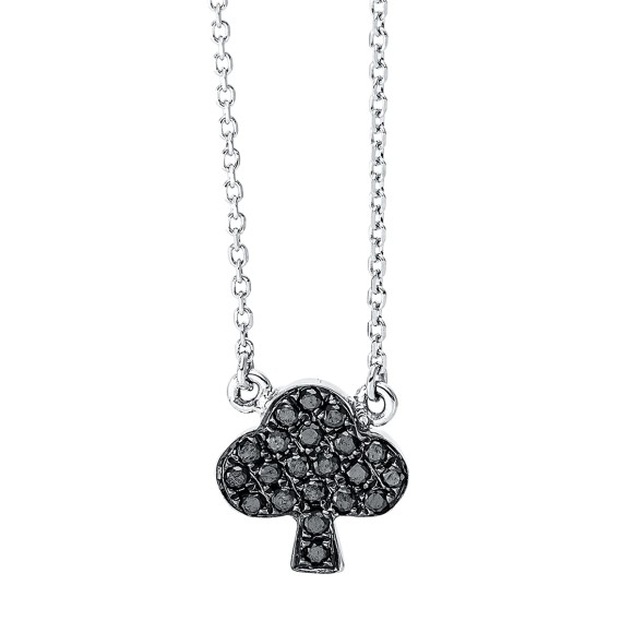 necklace 18 kt WG, black rhodium plated