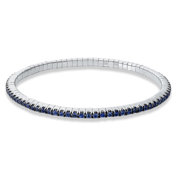 bracelet 18 kt WG, flex-band, variable