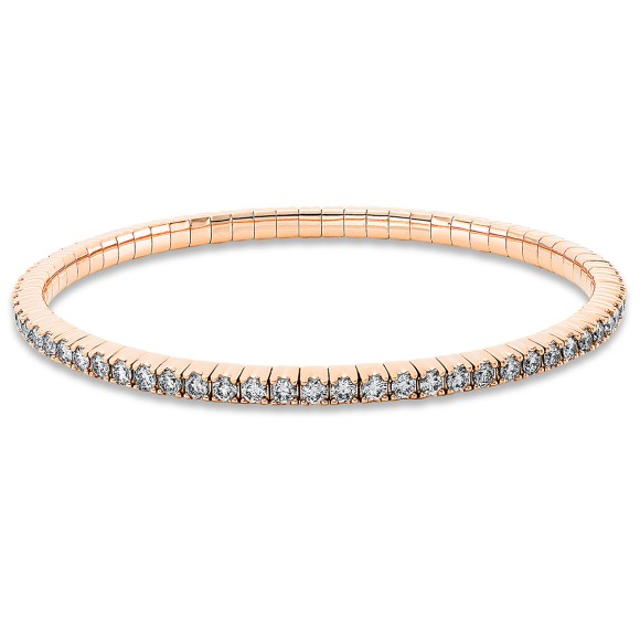 bracelet 18 kt RG, flex-band, variable