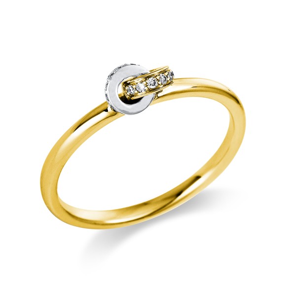 ring 14 kt YG+WG