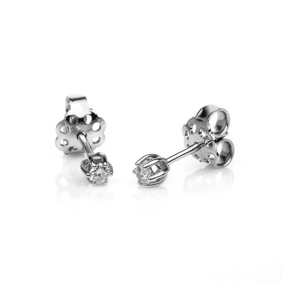 earrings 14 kt WG