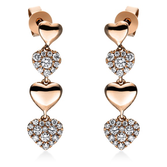 earrings 18 kt RG 