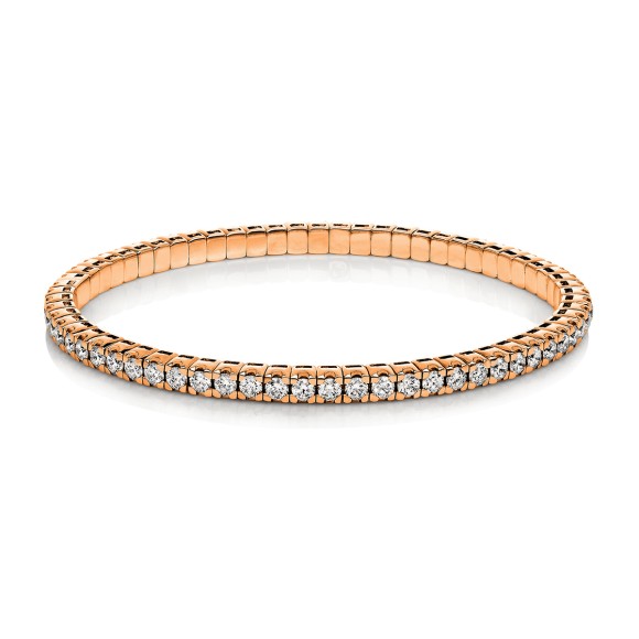 bracelet 18 kt RG, flex-band, variable