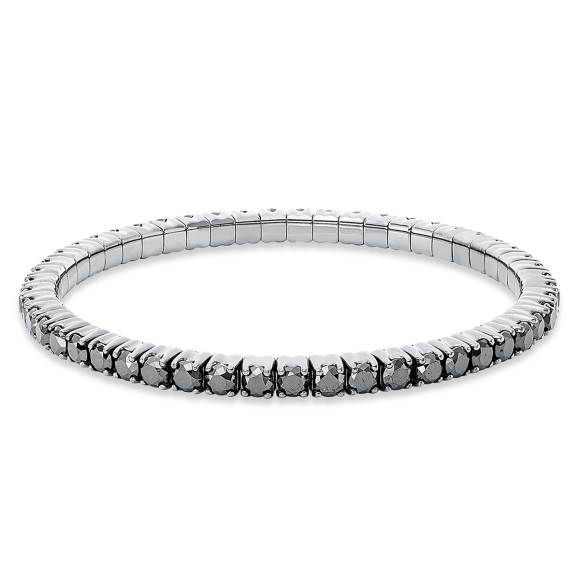 bracelet 18 kt WG, flex-band, variable