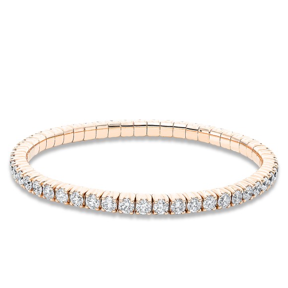 bracelet 18 kt RG, flex-band, variable