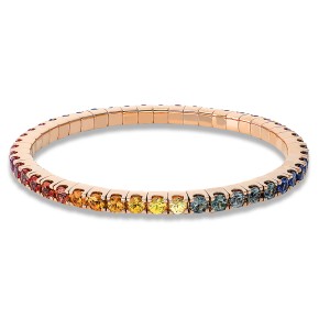 bracelet 18 kt RG, flex-band, variable