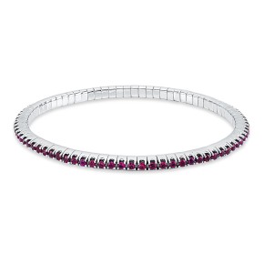 bracelet 18 kt WG, flex-band, variable