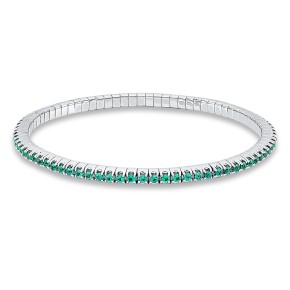 bracelet 18 kt WG, flex-band, variable