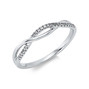 ring 18 kt WG infinity