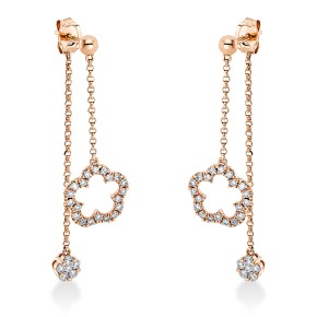 earrings 18 kt RG