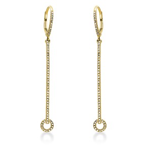 earrings 14 kt YG