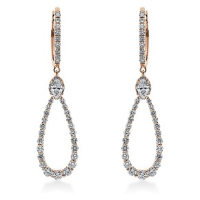 earrings 18 kt RG