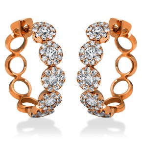 earrings 18 kt RG