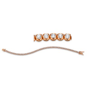 bracelet 18 kt RG