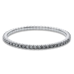 bracelet 18 kt WG, flex-band, variable