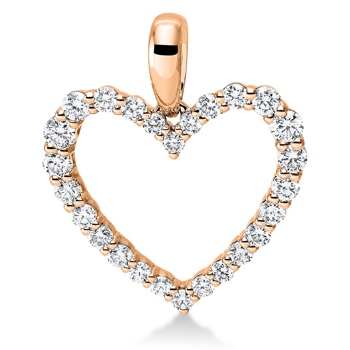 pendant 18 kt RG heart