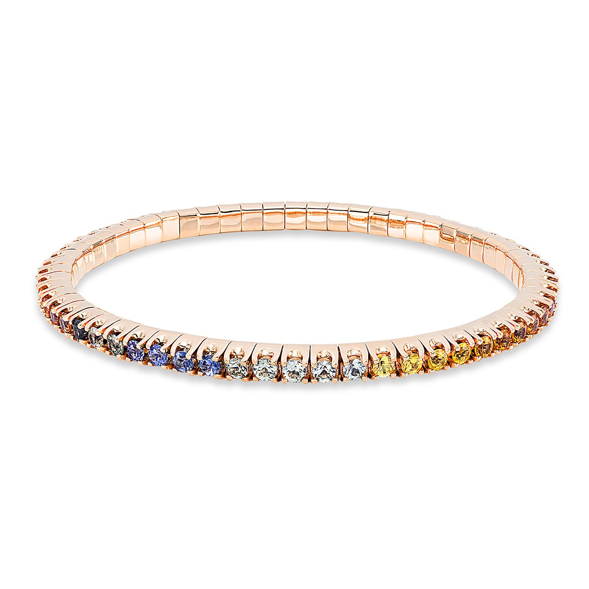 bracelet 18 kt RG, flex-band, variable