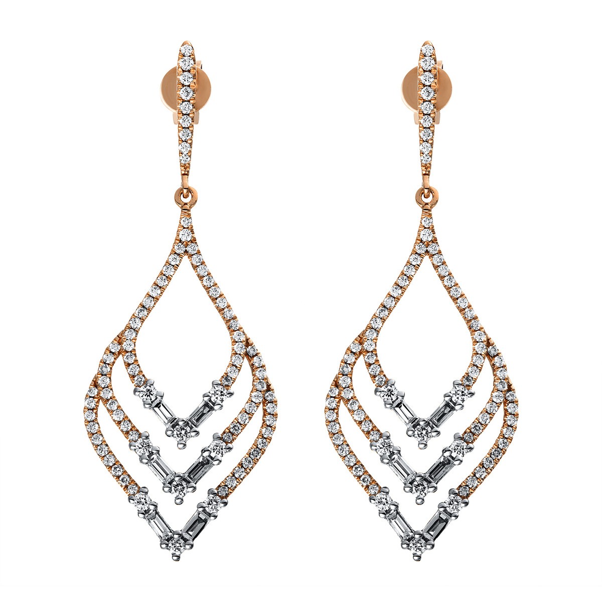 earrings 18 kt RG