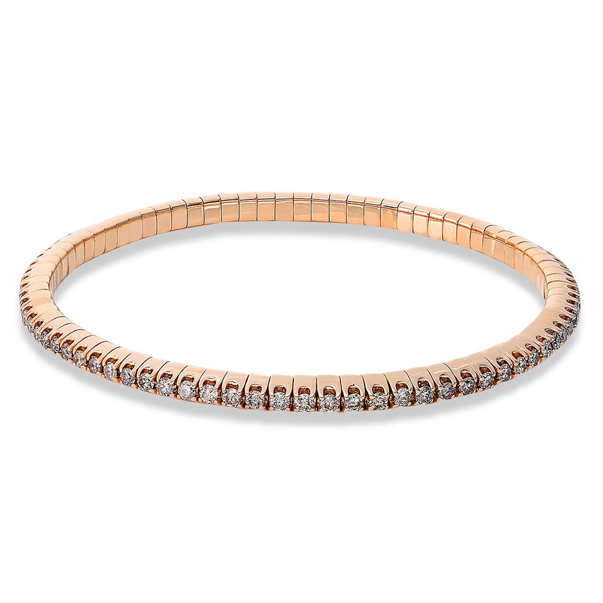 bracelet 18 kt RG, flex-band, variable