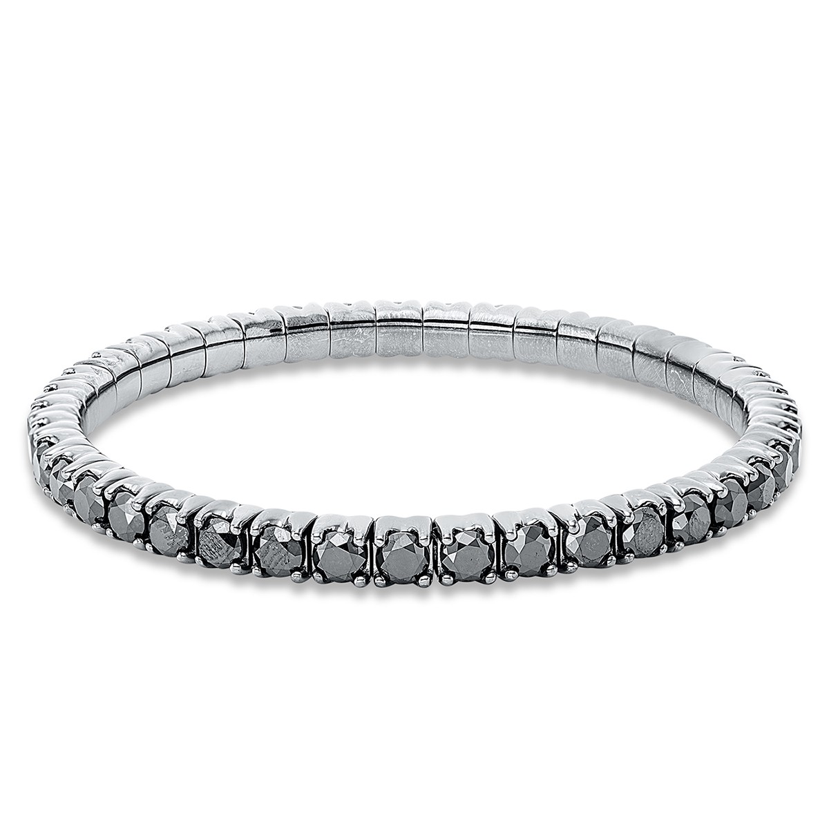 bracelet 18 kt WG, flex-band, variable